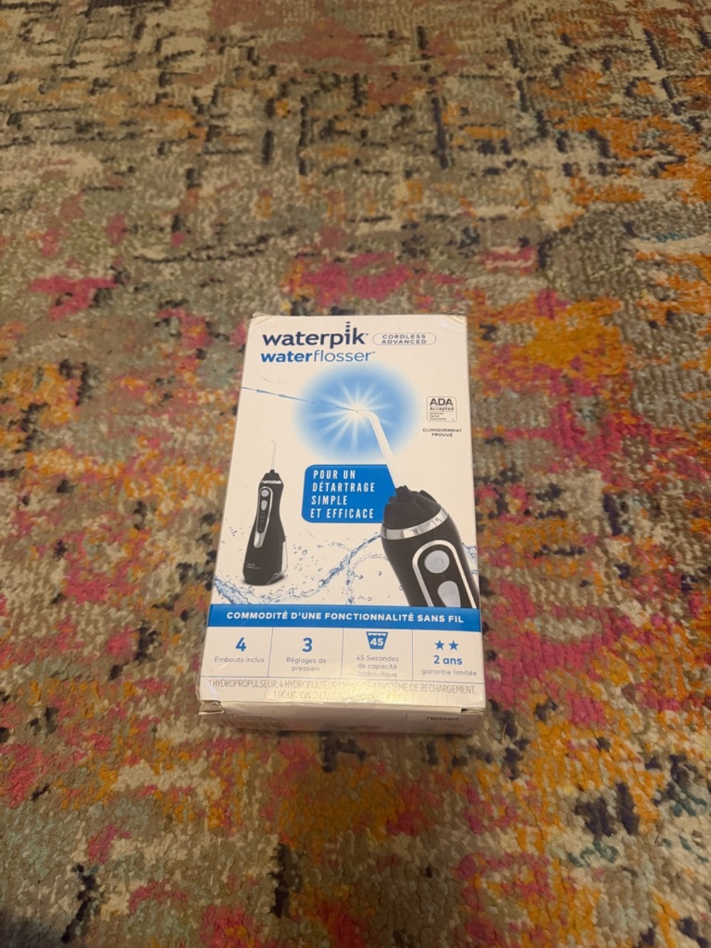 Waterpik Water Flosser Cordless Advanced - Black